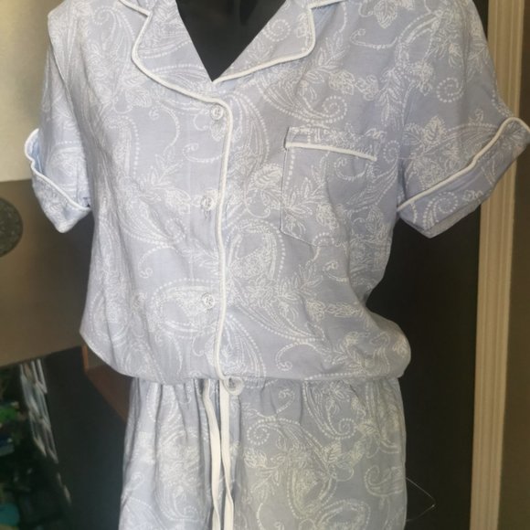 Jane & Bleecker Women's 3-piece Cotton Pyjama Set (Multi) - Picture 4 of 16